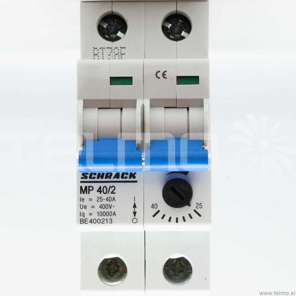 Motorno zaščitno stikalo Schrack MP 2pol Motorno zaščitno stikalo Schrack MP 2pol