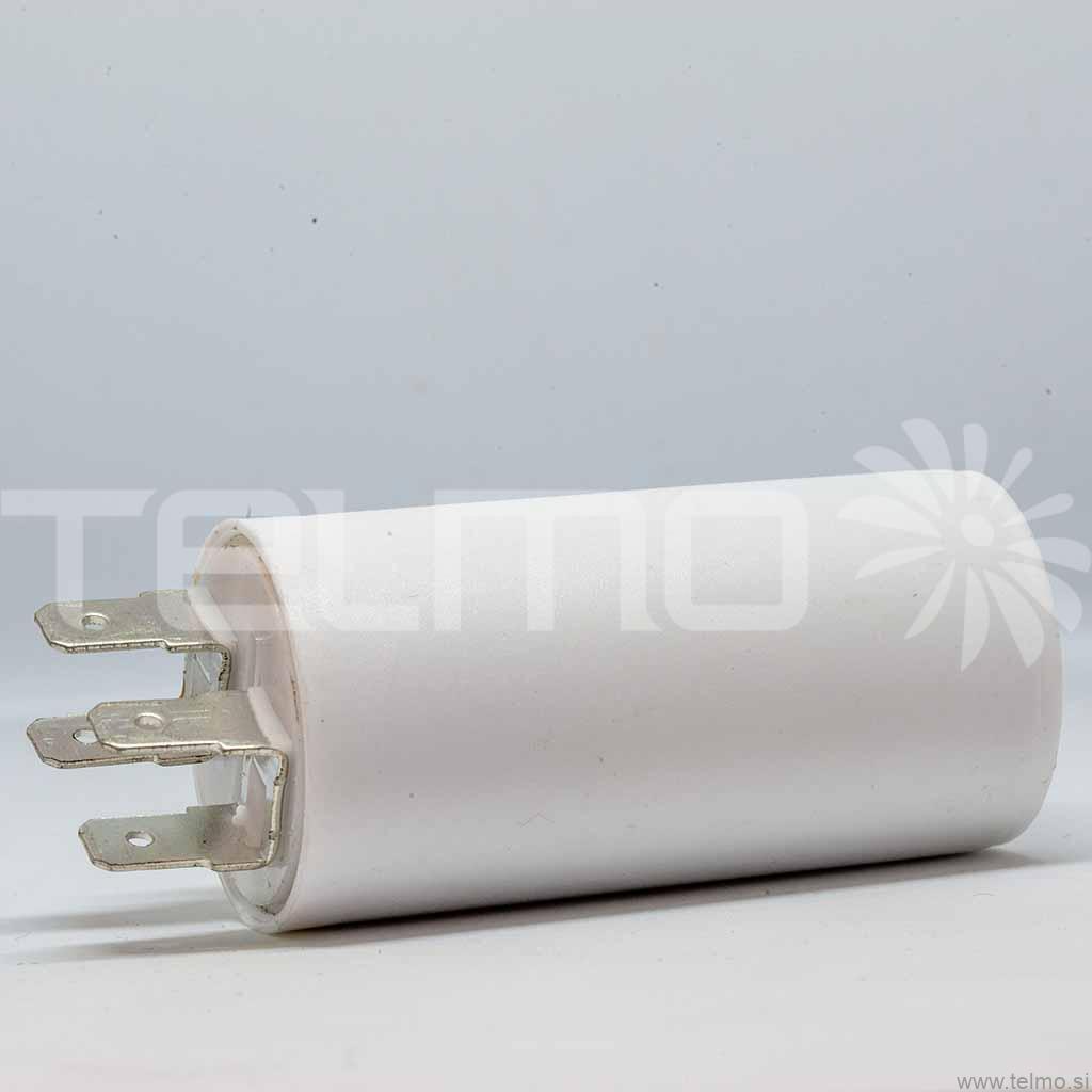 Motorski kondenzator s ploščatimi kontakti Motorski kondenzator s ploščatimi kontakti