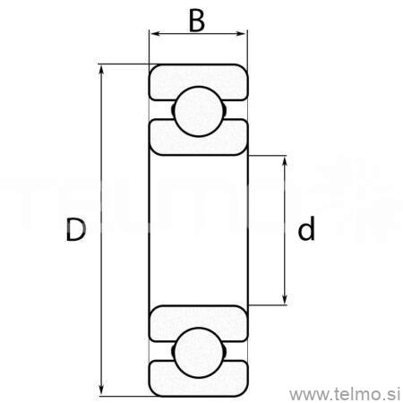 Bearing draw - dimensions