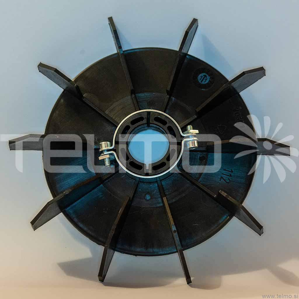 Ventilator za elektromotor PVC dvodelna kovinska objemka Ventilator za elektromotor PVC dvodelna kovinska objemka