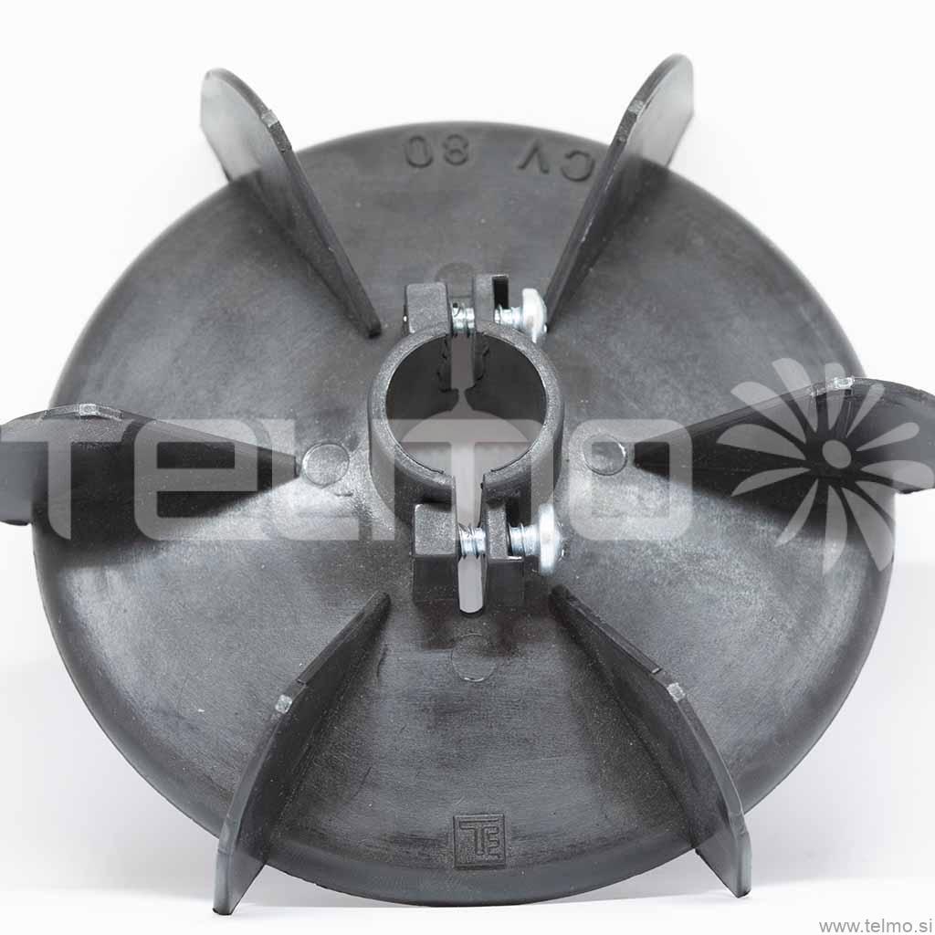 Ventilator za elektromotor PVC - pritrditev z vijakoma Ventilator za elektromotor PVC - pritrditev z dvema vijakoma